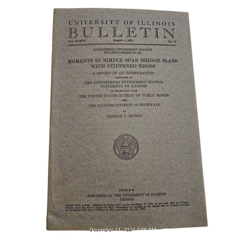 University of Illinois bulletin August 1, 1939 Vol. Xxxvi No. 97 moments in simp